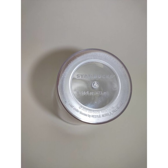 2020 STARBUCKS 16 oz. GRANDE Acrylic Cold Cup Tumbler Red With Silver HE… - Picture 2 of 7